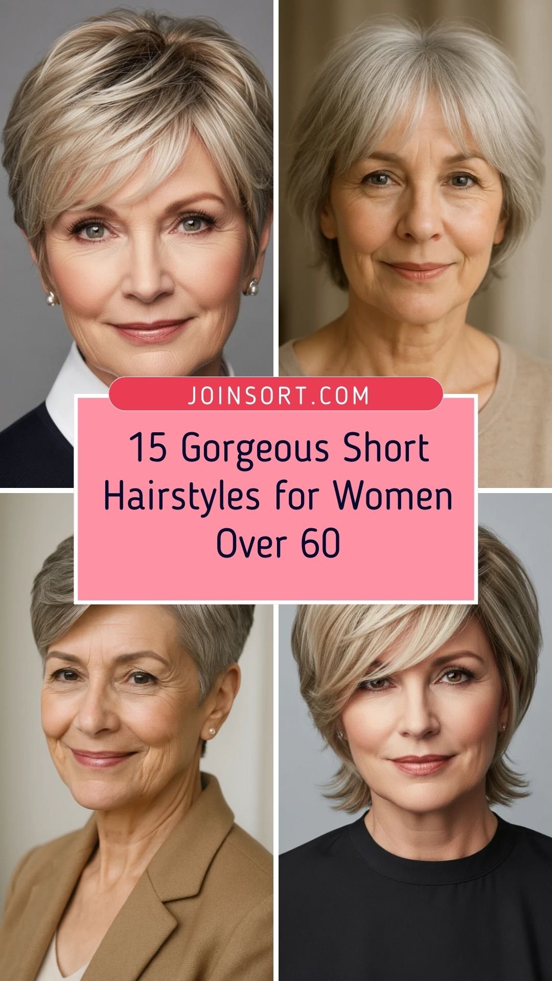 15 Gorgeous Short Hairstyles for Women Over 60