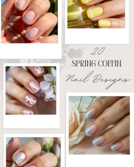 20 Spring Coffin Nail Designs