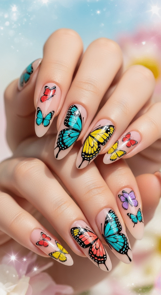 Butterfly Nail Art