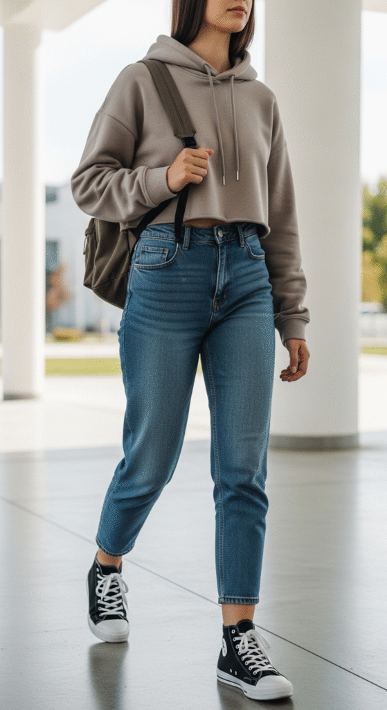 Hoodie and Denim Combo