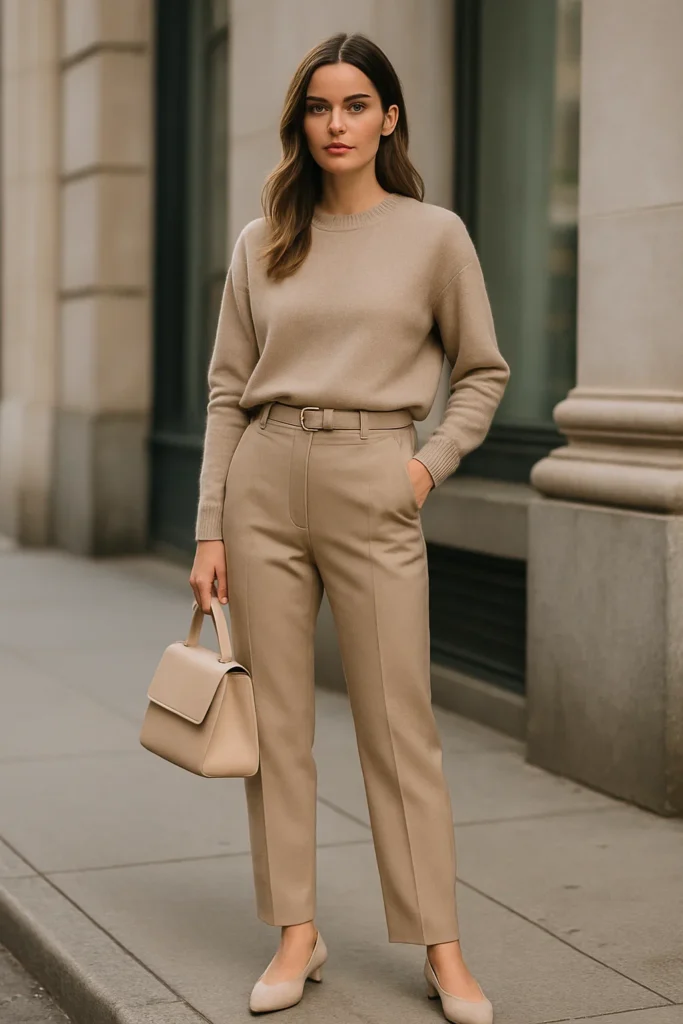 Monochrome Sweater Outfit