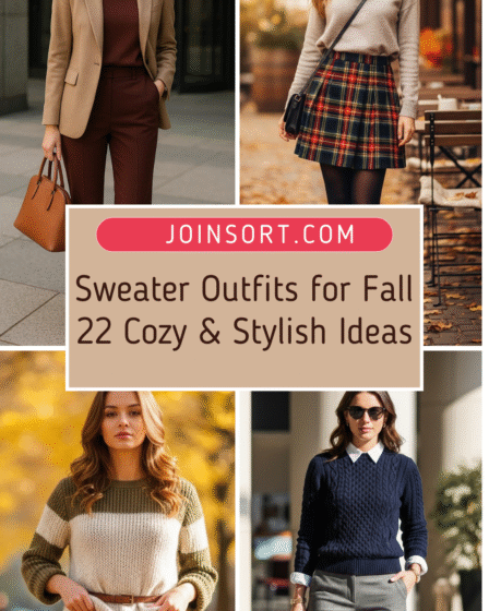 Sweater Outfits for Fall 2025: 22 Cozy & Stylish Ideas