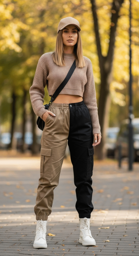 Sweater with Cargo Pants