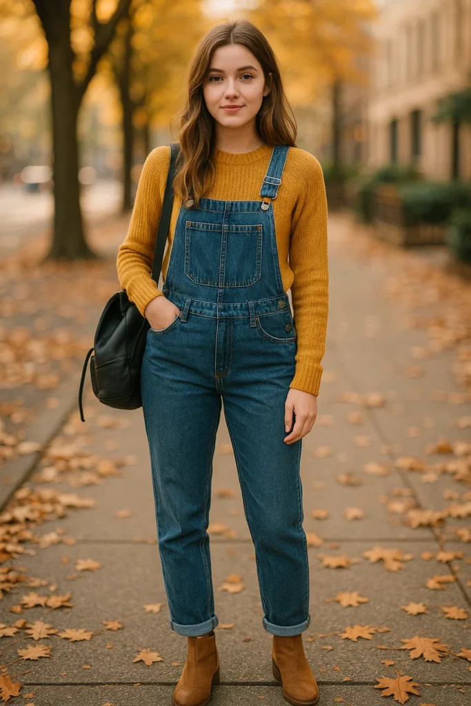 Sweater with Overalls