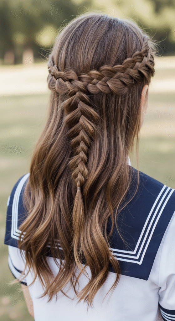 Waterfall Braid - Back to School Hairstyles