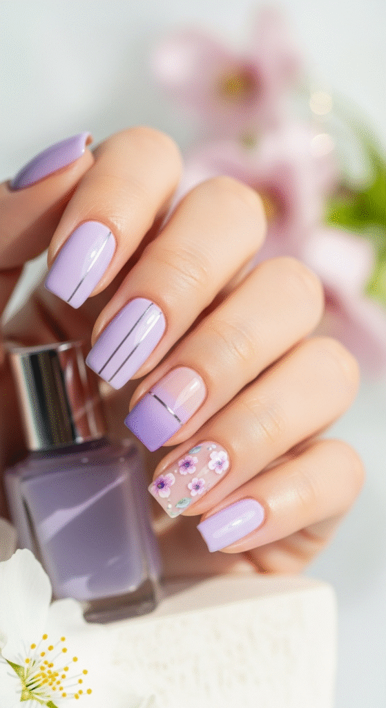Lavender Dream - Spring Nails Design