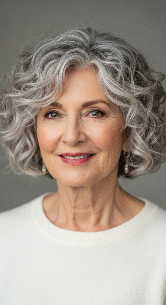 Curly Short Bob Hair Style