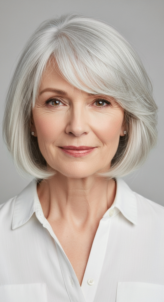 Wispy Short Cut with Curtain Bangs - Short Hairstyles