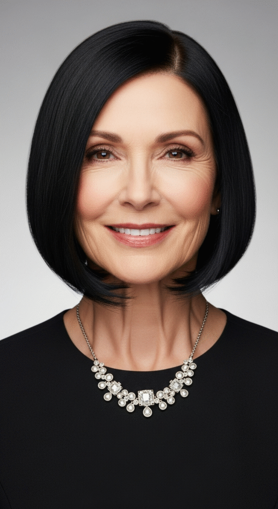 Sleek Chin-Length Bob - Short Hairstyle
