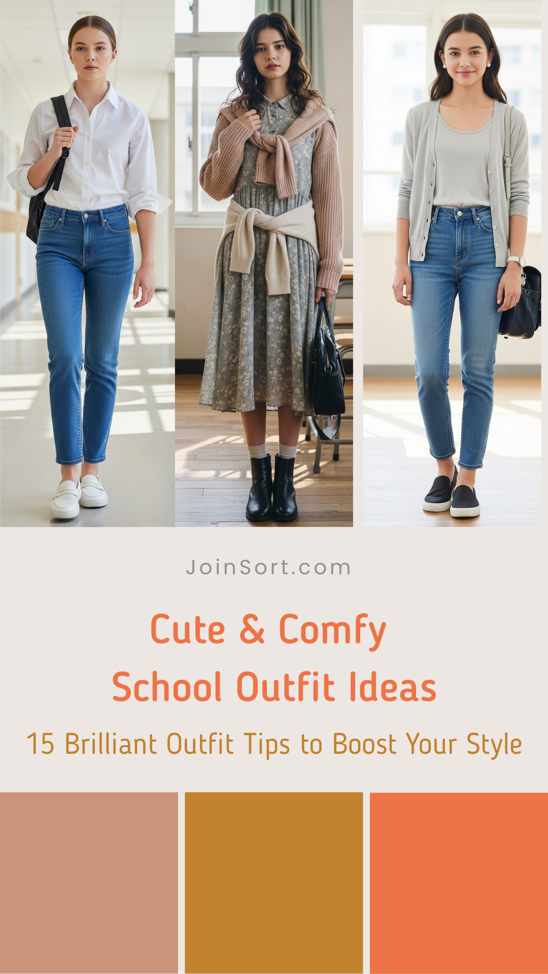 15 Cute & Comfy School Outfit Ideas: Brilliant Outfit Tips to Boost Your Style