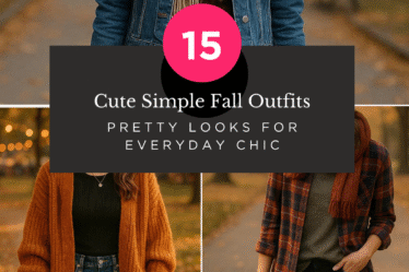 15 Cute Simple Fall Outfits: Pretty Looks for Everyday Chic