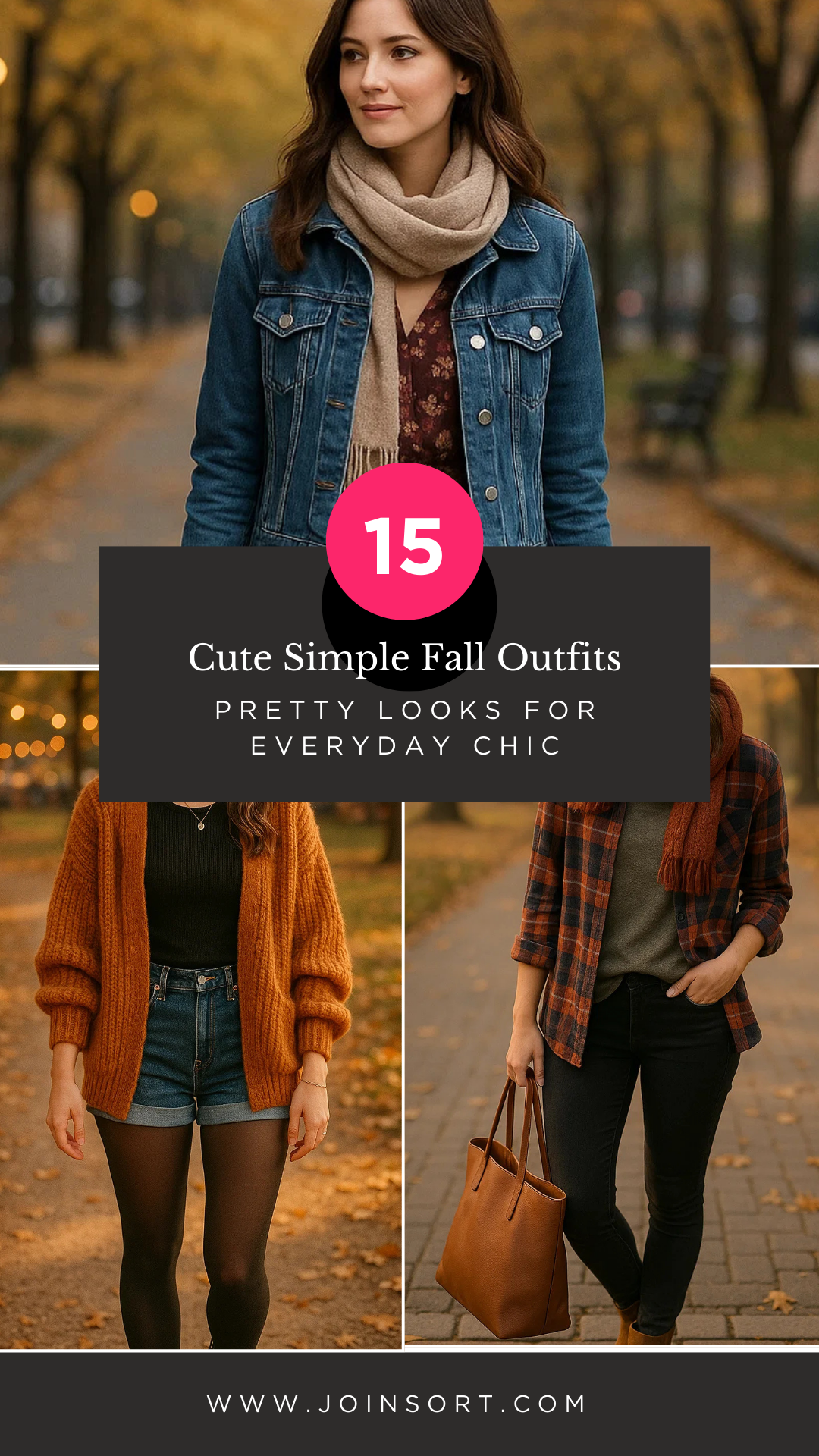 15 Cute Simple Fall Outfits: Pretty Looks for Everyday Chic