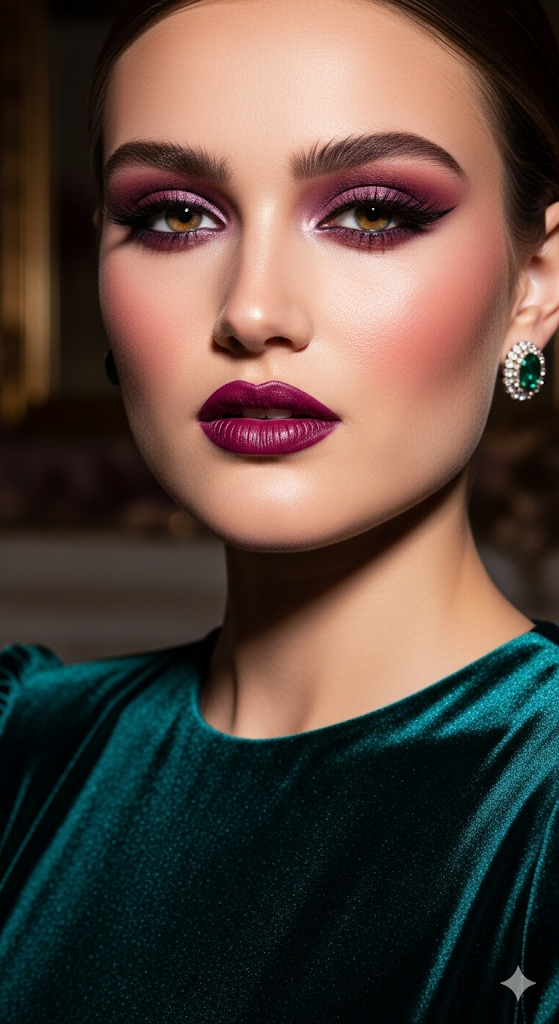 Berry Toned Beauty - Makeup Looks for Prom Night