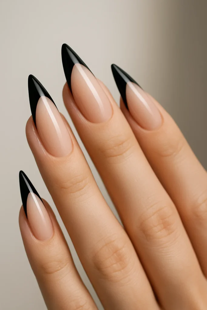Black French Tips