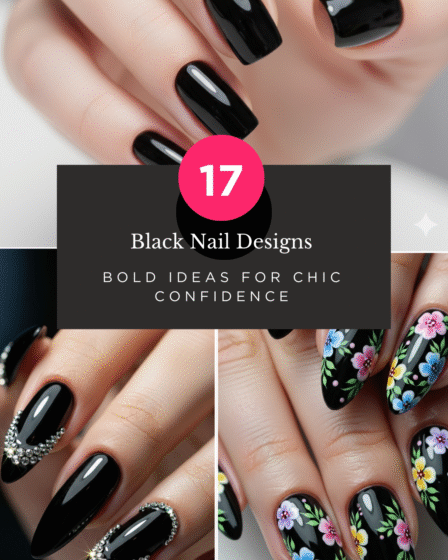 Black Nail Designs 17 Bold Ideas for Chic Confidence