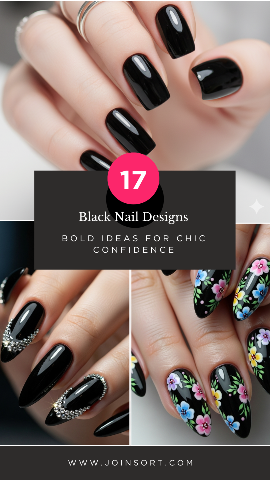 Black Nail Designs 17 Bold Ideas for Chic Confidence