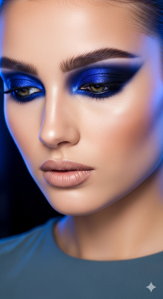 Bold Blue Statement Eyes