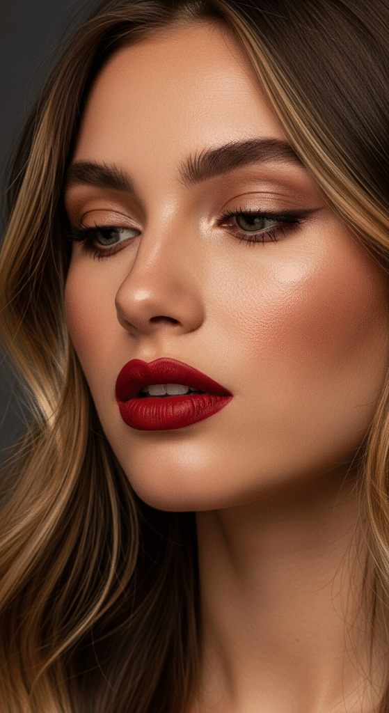 Bold Red Lips