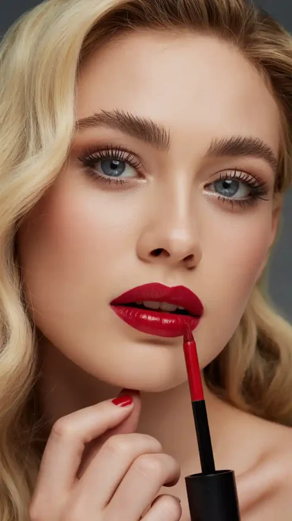 Bold Red Lips