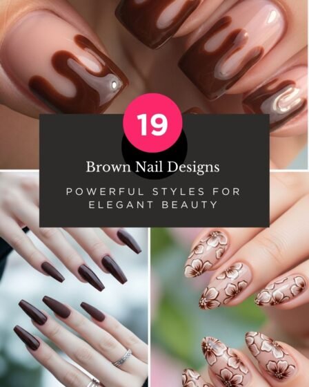 Brown Nail Designs 19 Powerful Styles for Elegant Beauty