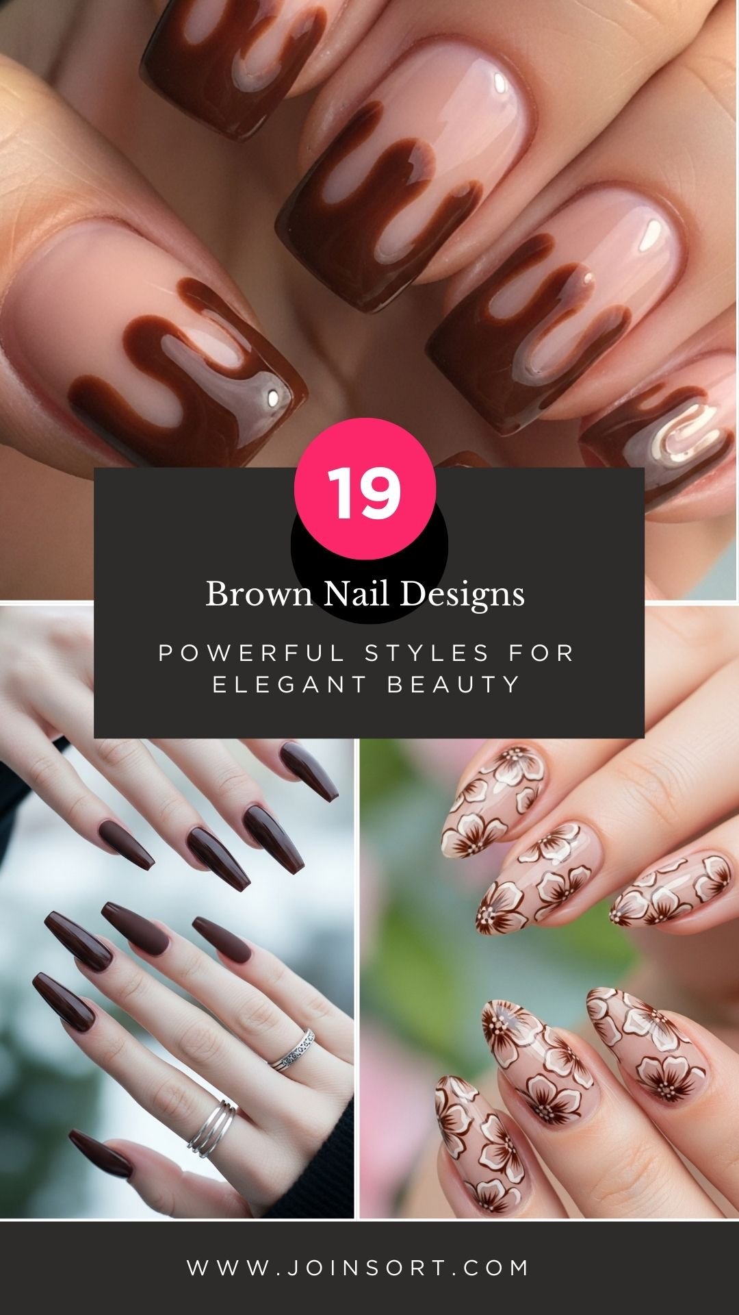 Brown Nail Designs 19 Powerful Styles for Elegant Beauty