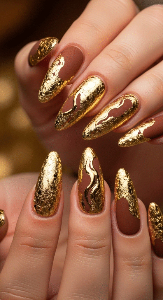 Brown and Gold Accents