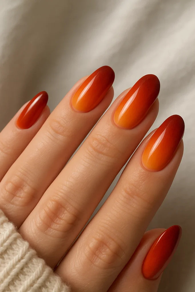 Burnt Orange Ombre