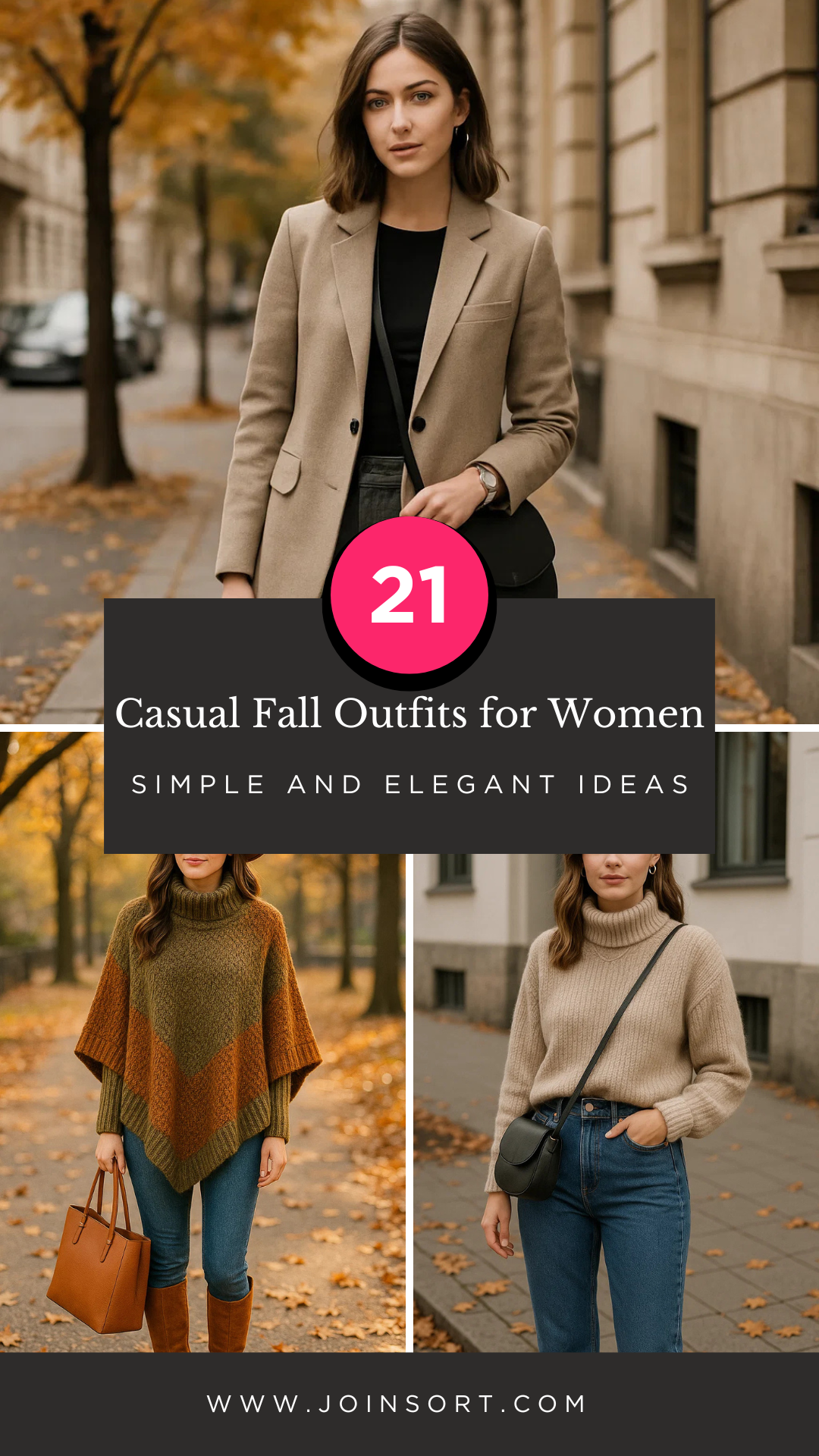 Casual Fall Outfits for Women: 21 Simple and Elegant Ideas