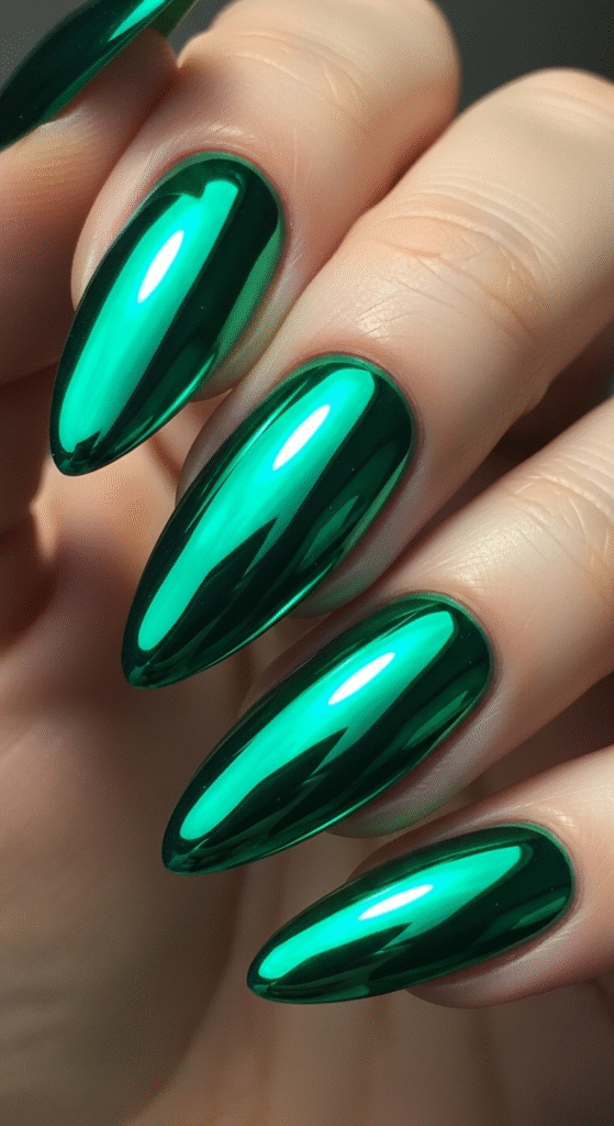 Chrome Green Finish