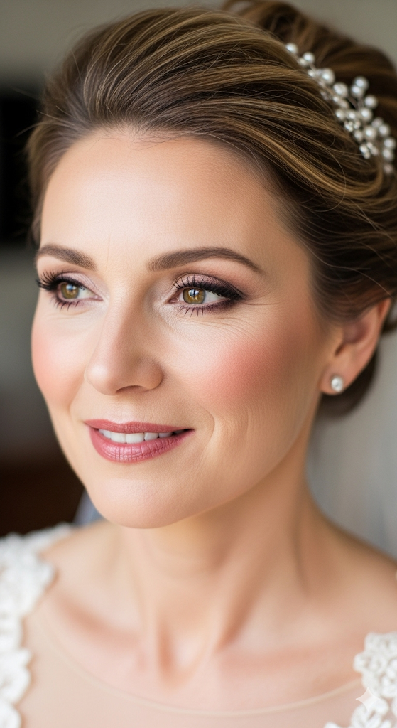 Classic Natural Glow - Bridal Makeup for Mature Skin