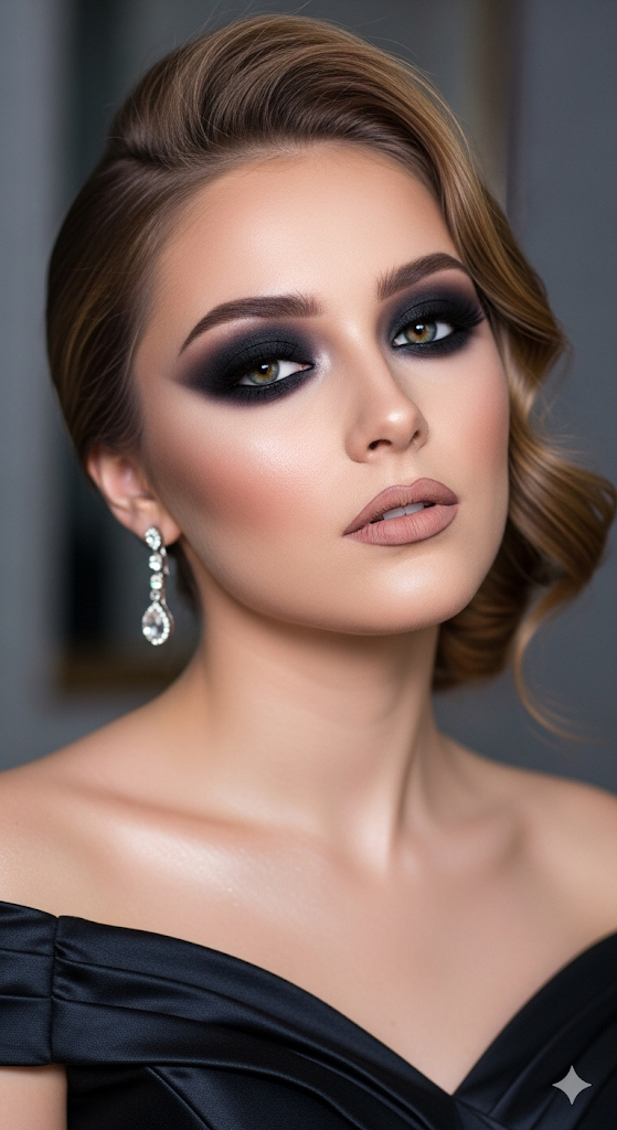 Classic Smokey Eye Glam - Makeup Looks for Prom Night