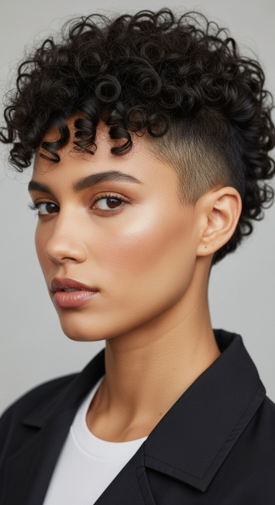 Cropped Curly Cut