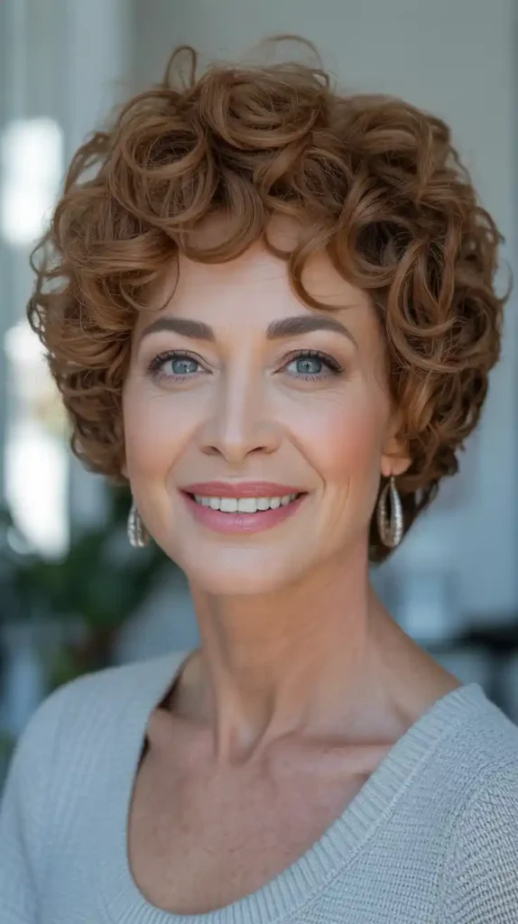 Curly Pixie Cut