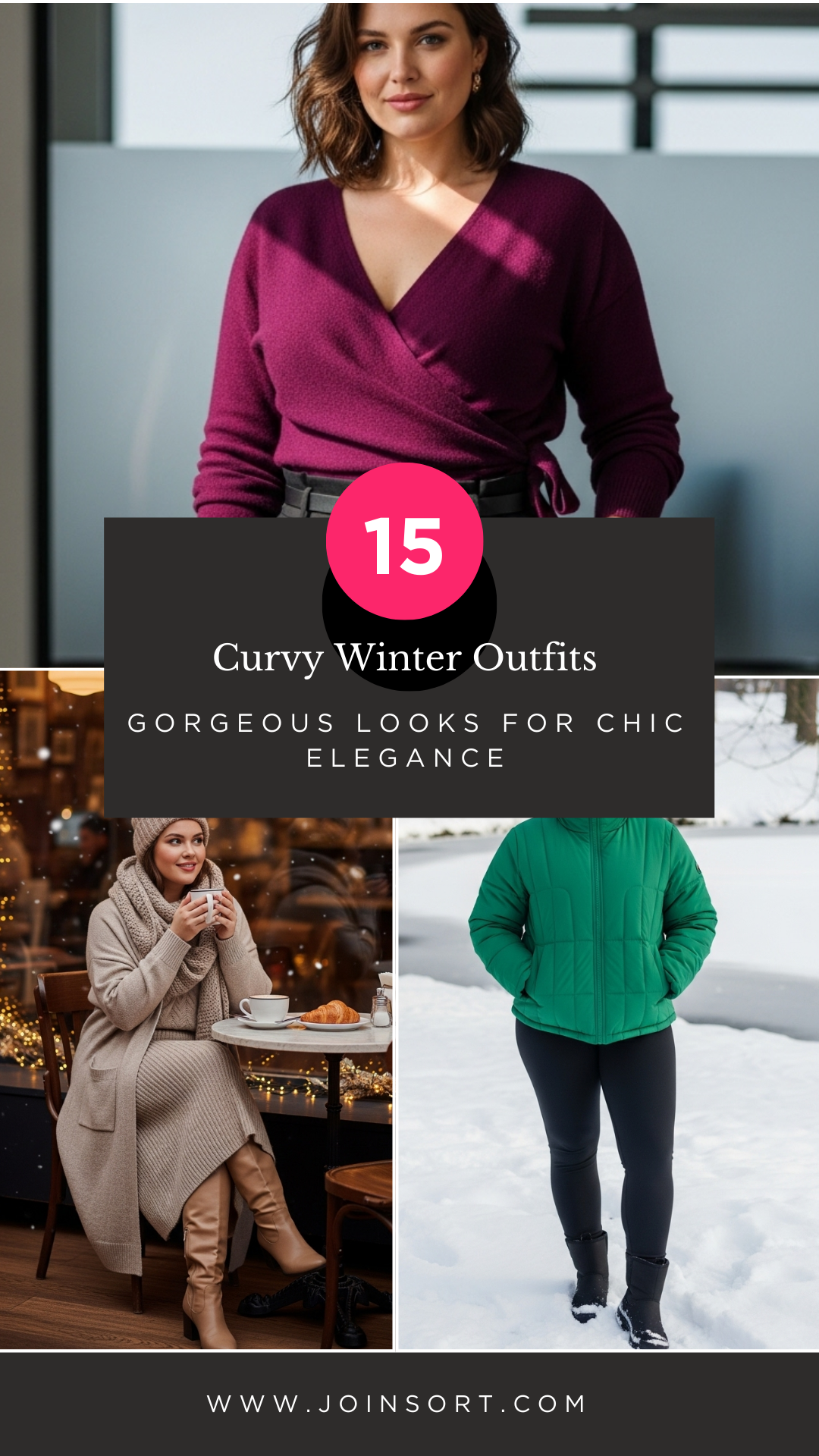 Curvy Winter Outfits: 15 Gorgeous Looks for Chic Elegance