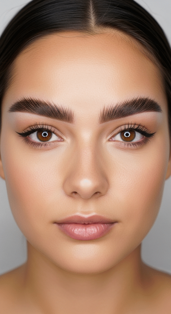 Defined but Soft Brows - Professional Makeup for Job Interviews