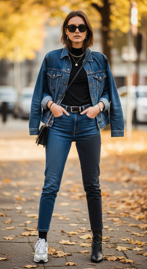 Denim-on-Denim Outfit