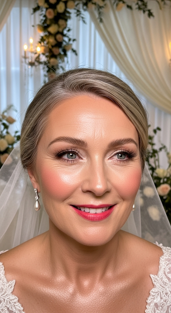 Dewy Radiance - Bridal Makeup for Mature Skin