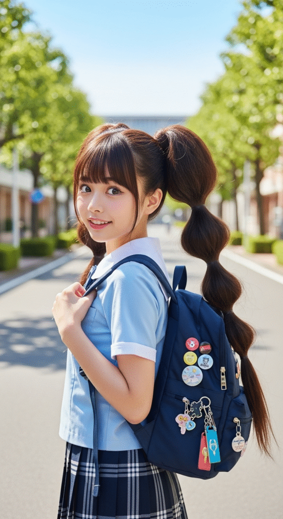 Double Ponytail (Stacked Look)