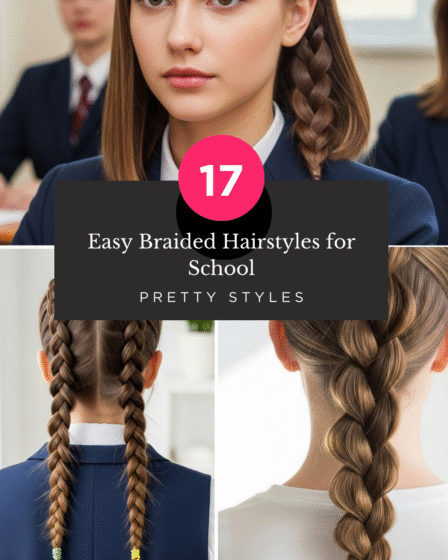 Easy Braided Hairstyles for School 17 Pretty Styles