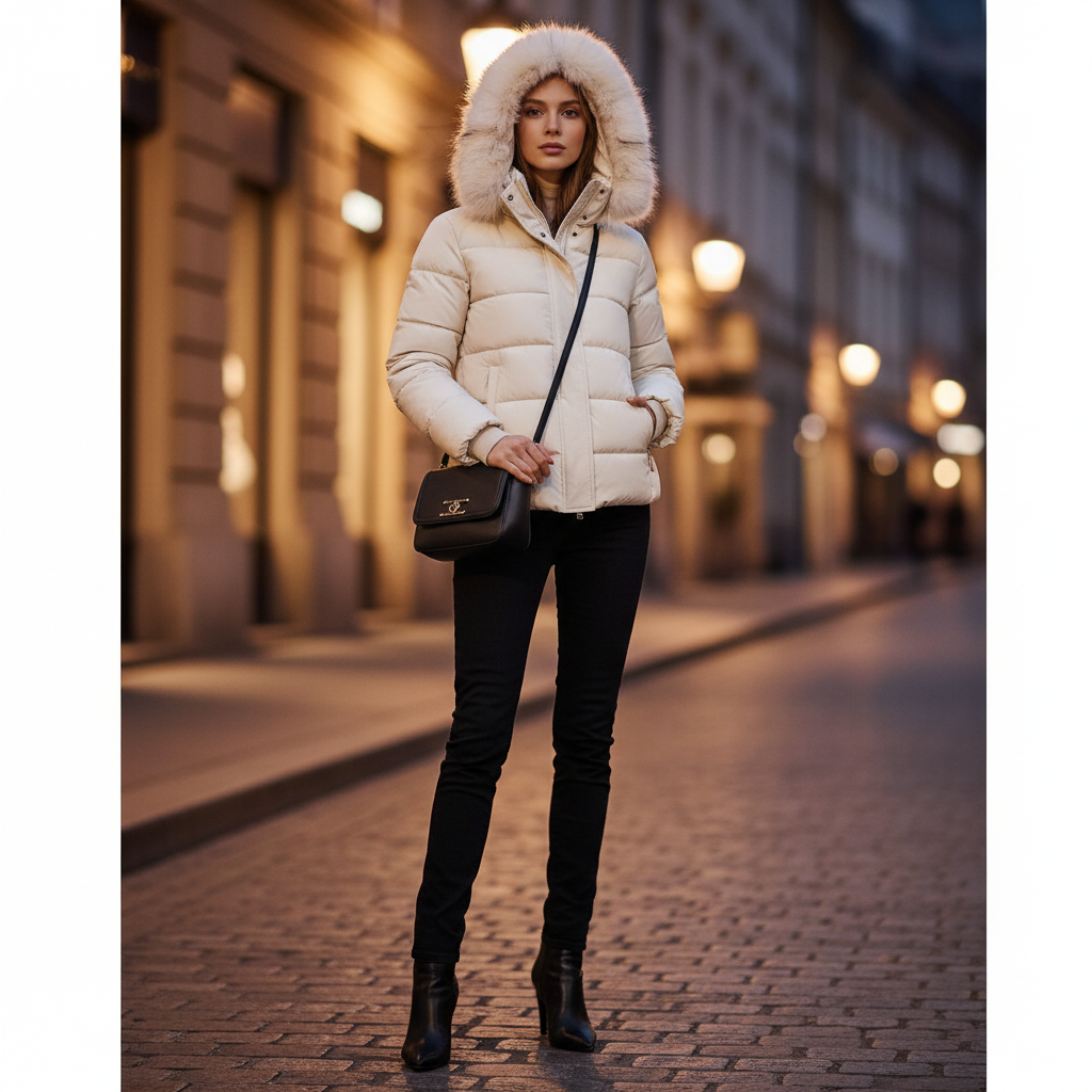 Faux Fur Trimmed Puffer