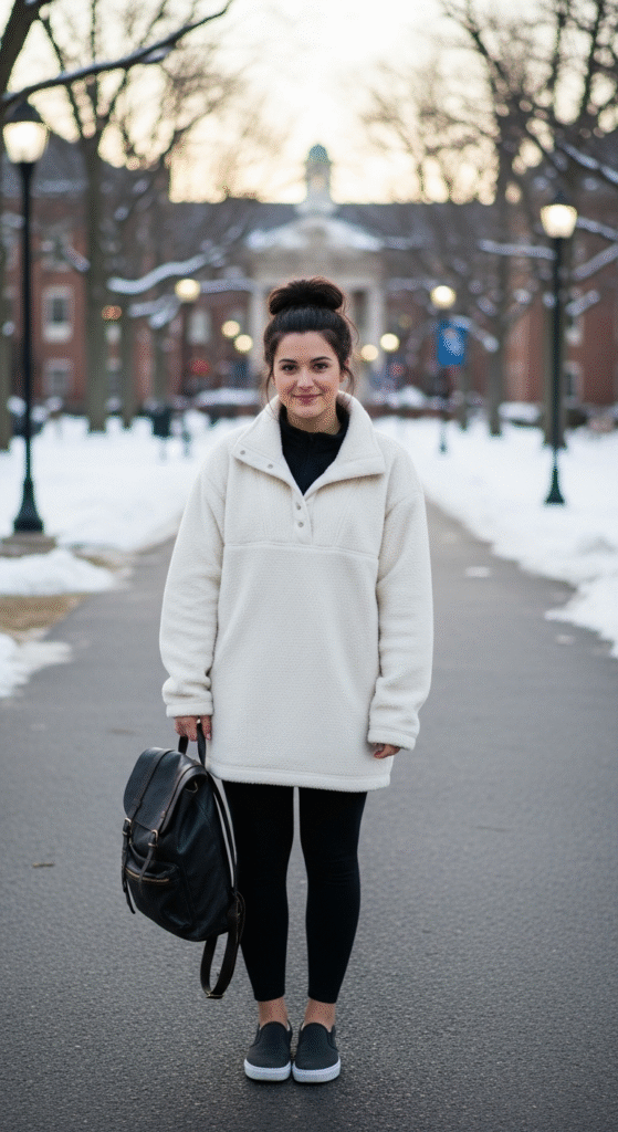 Fleece Pullovers with Leggings