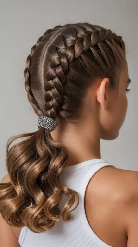 French Braid Ponytail