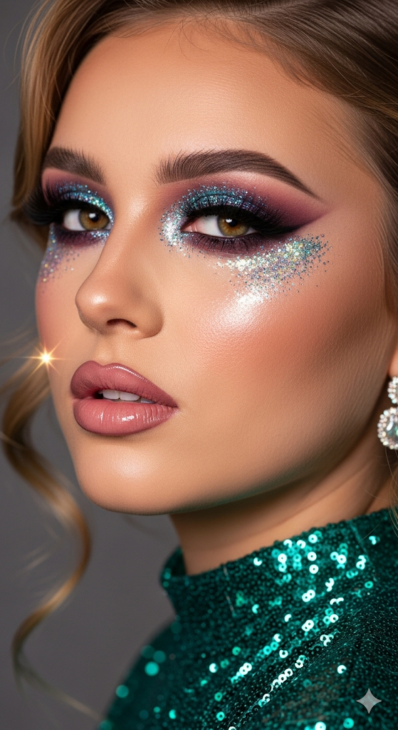 Glitter Cut Crease