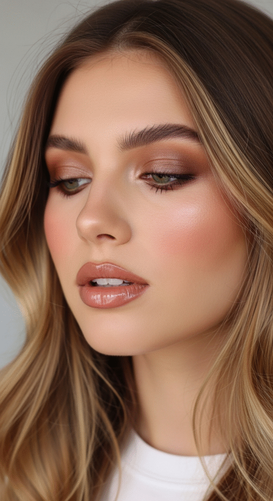 Glossy Nude Lips
