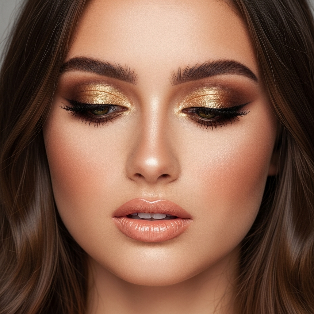 Golden Shimmer Eyes