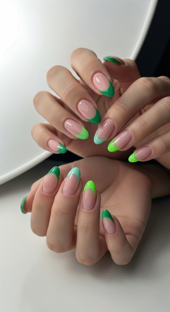 Green French Tips