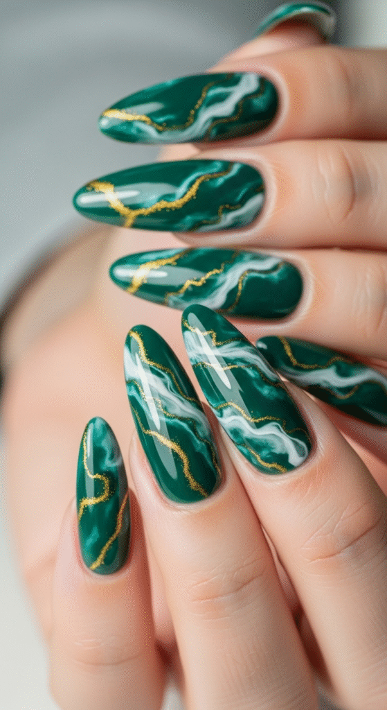 Green Marble Effect