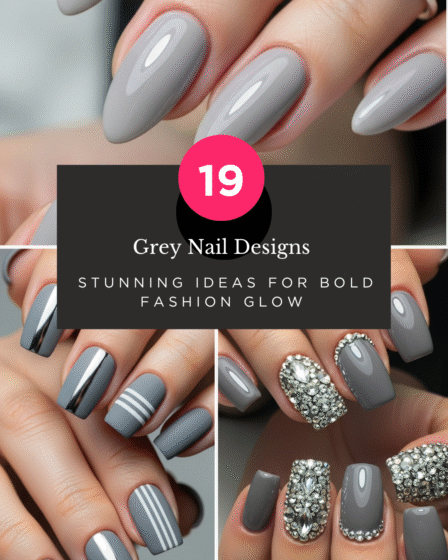 Grey Nail Designs 19 Stunning Ideas for Bold Fashion Glow