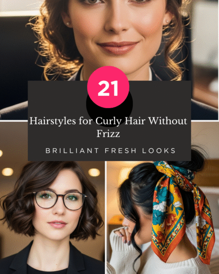 Hairstyles for Curly Hair Without Frizz 21 Brilliant Fresh Looks