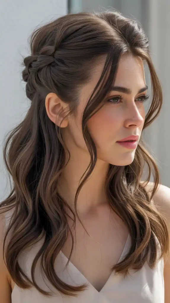 Half-Up, Half-Down Style